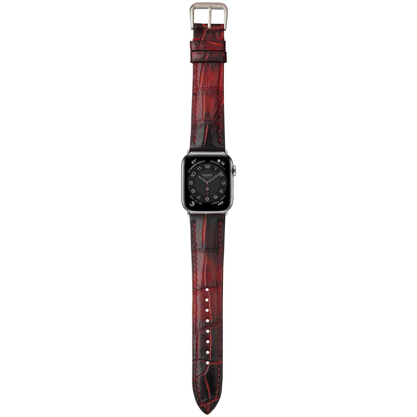 Full Grain Crocodile Leather - Black