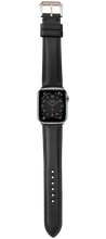 画像をギャラリービューアに読み込む, ブッテーロレザー腕時計ストラップ –ブラック