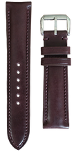 画像をギャラリービューアに読み込む, ブッテーロレザー腕時計ストラップ – ボルドー