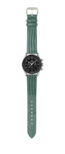 画像をギャラリービューアに読み込む, リザードレザー 腕時計ベルト - グリーン