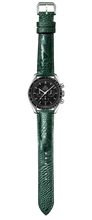 画像をギャラリービューアに読み込む, オーストリッチレッグレザー 腕時計ベルト - グリーン
