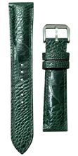 画像をギャラリービューアに読み込む, オーストリッチレッグレザー 腕時計ベルト - グリーン