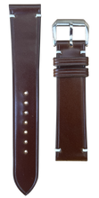 画像をギャラリービューアに読み込む, コードバンレザー 腕時計ベルト - コニャック
