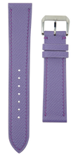 画像をギャラリービューアに読み込む, エプソムレザー 腕時計ベルト - パープル