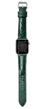 画像をギャラリービューアに読み込む, オーストリッチレッグレザー 腕時計ベルト - グリーン