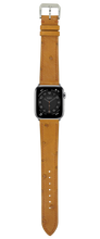 画像をギャラリービューアに読み込む, オーストリッチレザー 腕時計ベルト - ブラウン