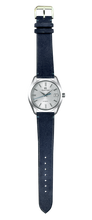 画像をギャラリービューアに読み込む, スエードレザー 腕時計ベルト - ミッドナイトブルー