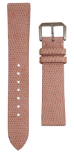 画像をギャラリービューアに読み込む, リザードレザー 腕時計ベルト - ブラッシュピンク