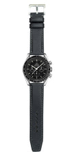 画像をギャラリービューアに読み込む, エプソムレザー 腕時計ベルト- ブラック
