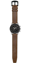 画像をギャラリービューアに読み込む, ブッテーロレザー 腕時計ベルト – ブラウン
