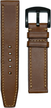 画像をギャラリービューアに読み込む, ブッテーロレザー 腕時計ベルト – ブラウン