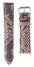 画像をギャラリービューアに読み込む, スネークスキン 腕時計ベルト - コッパー