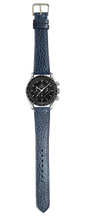 画像をギャラリービューアに読み込む, ドラーロレザー 腕時計ベルト - ネイビー