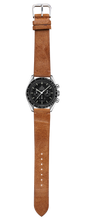 画像をギャラリービューアに読み込む, スエードレザー 腕時計ベルト - ウィスキー