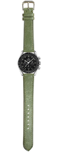 画像をギャラリービューアに読み込む, マヤレザー 腕時計ベルト - ダークグリーン