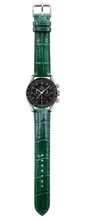 画像をギャラリービューアに読み込む, クロコダイルレザー 腕時計ベルト - グリーン