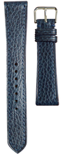 画像をギャラリービューアに読み込む, ドラーロレザー 腕時計ベルト - ネイビー