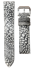 画像をギャラリービューアに読み込む, オーストリッチレッグレザー 腕時計ベルト - グレー