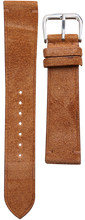 画像をギャラリービューアに読み込む, スエードレザー 腕時計ベルト - ウィスキー