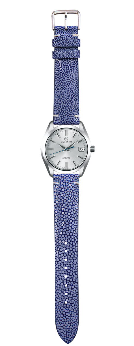 エイ革 腕時計ベルト - ブルー – VGreen