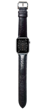 画像をギャラリービューアに読み込む, オーストリッチレッグレザー 腕時計ベルト - ブラック