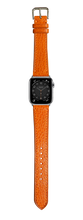 画像をギャラリービューアに読み込む, ドラーロレザー 腕時計ベルト - オレンジ