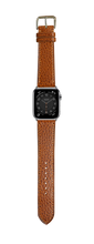 画像をギャラリービューアに読み込む, ドラーロレザー 腕時計ベルト - ウィスキー