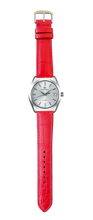 画像をギャラリービューアに読み込む, クロコダイルレザー 腕時計ベルト - レッド