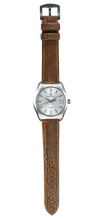 画像をギャラリービューアに読み込む, サメ革 腕時計ベルト - ブラウン