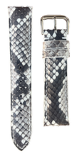 画像をギャラリービューアに読み込む, スネークスキン 腕時計ベルト - ホワイト