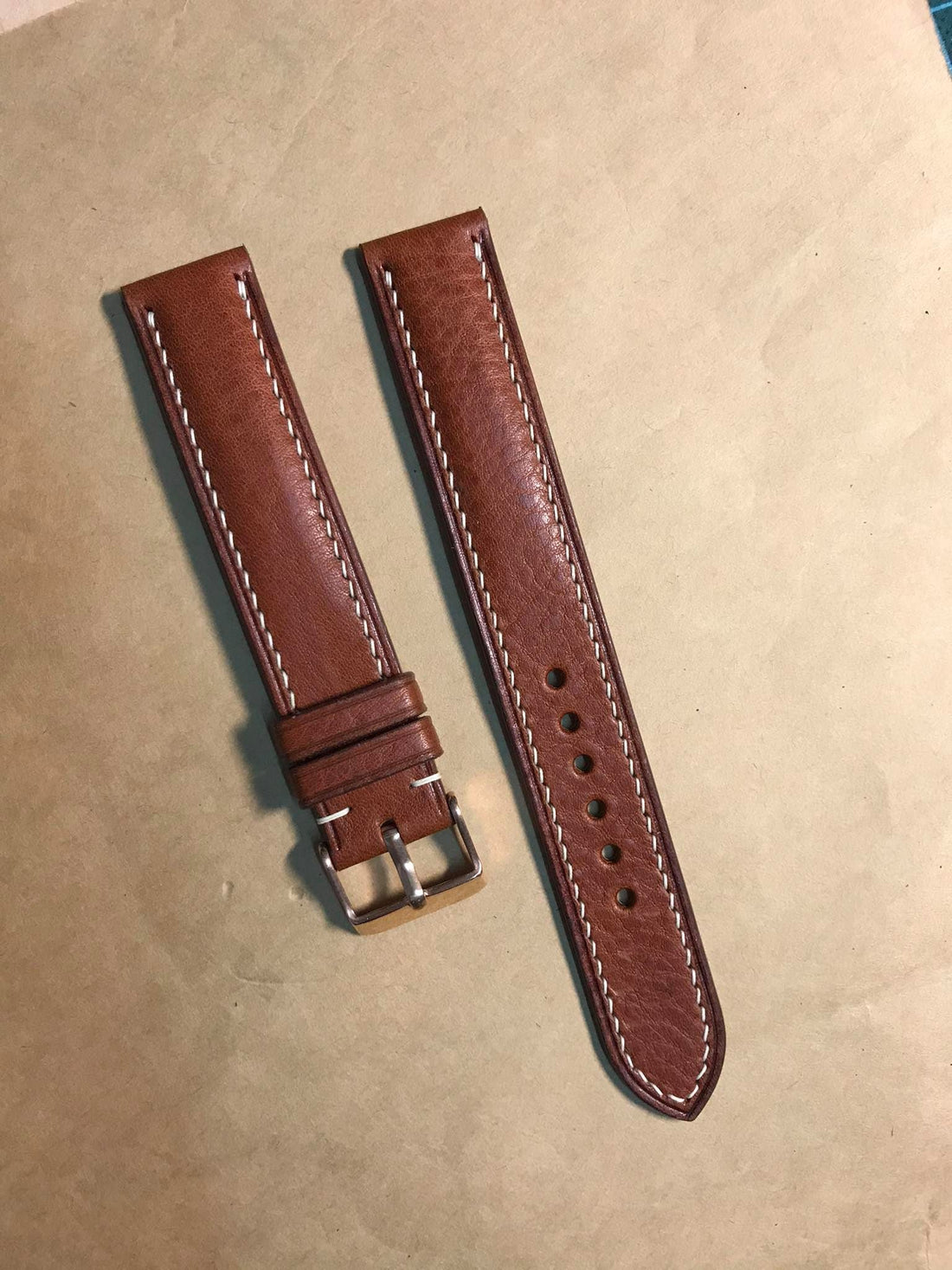 Minerva Leather Custom Strap for Omega Seamaster