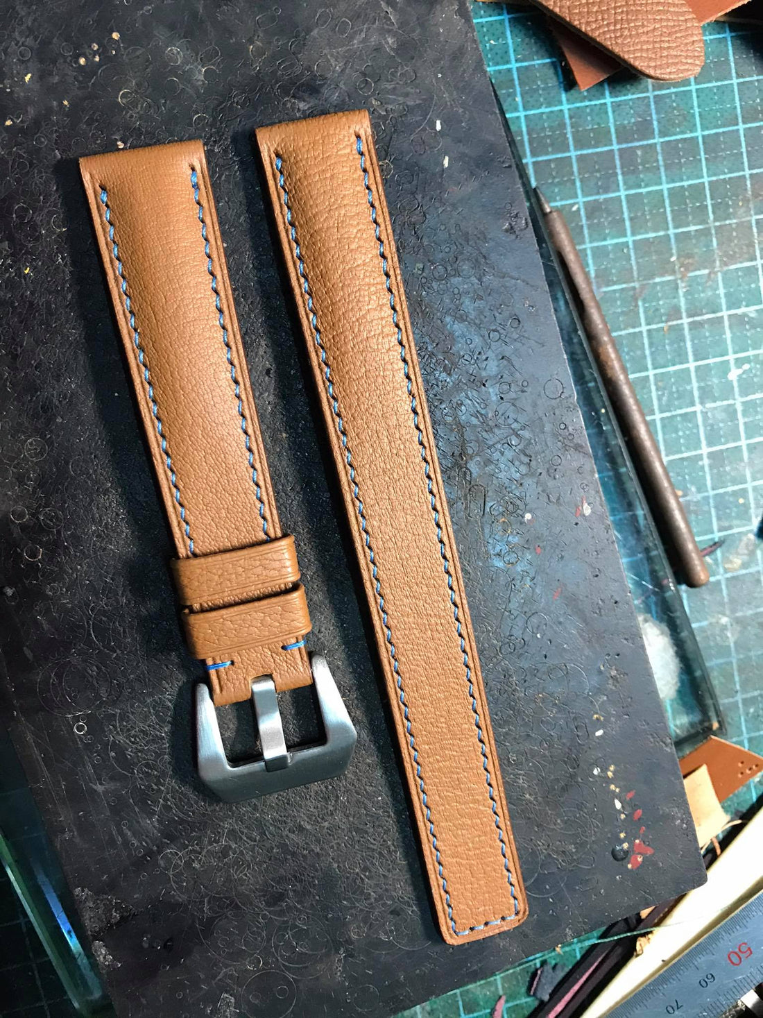 Alran Goat Leather - VGreen Custom Watch Band