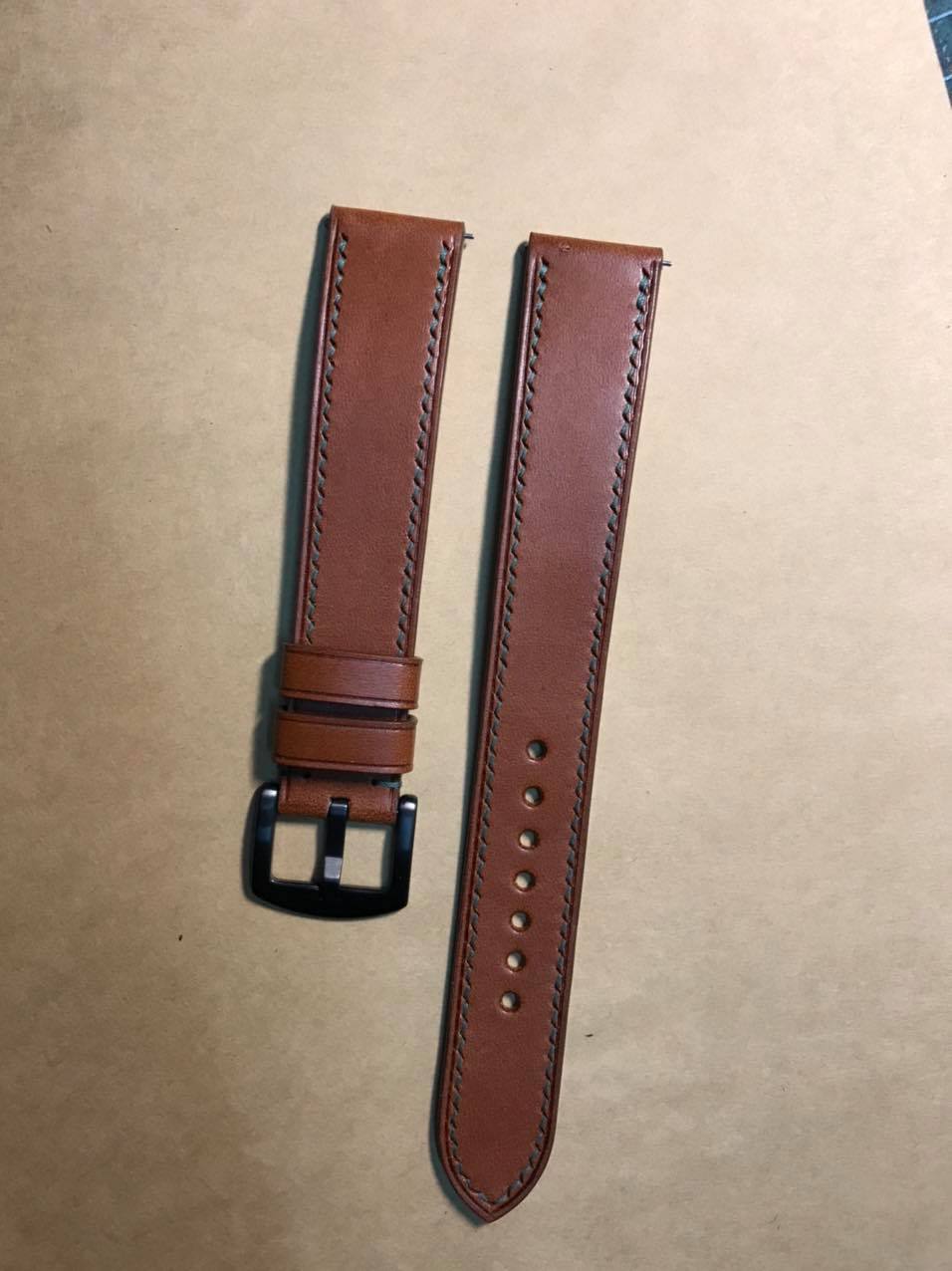 Buttero Leather Strap - Custom made for Samsung Galaxy Watch: