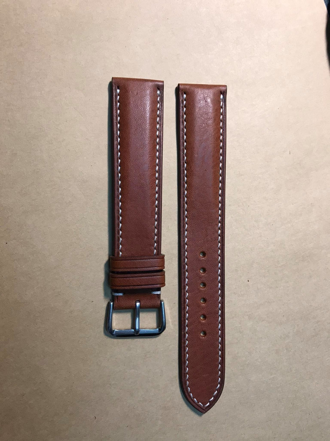 Minerva Leather Strap for Stauer Series 7 Regulator II