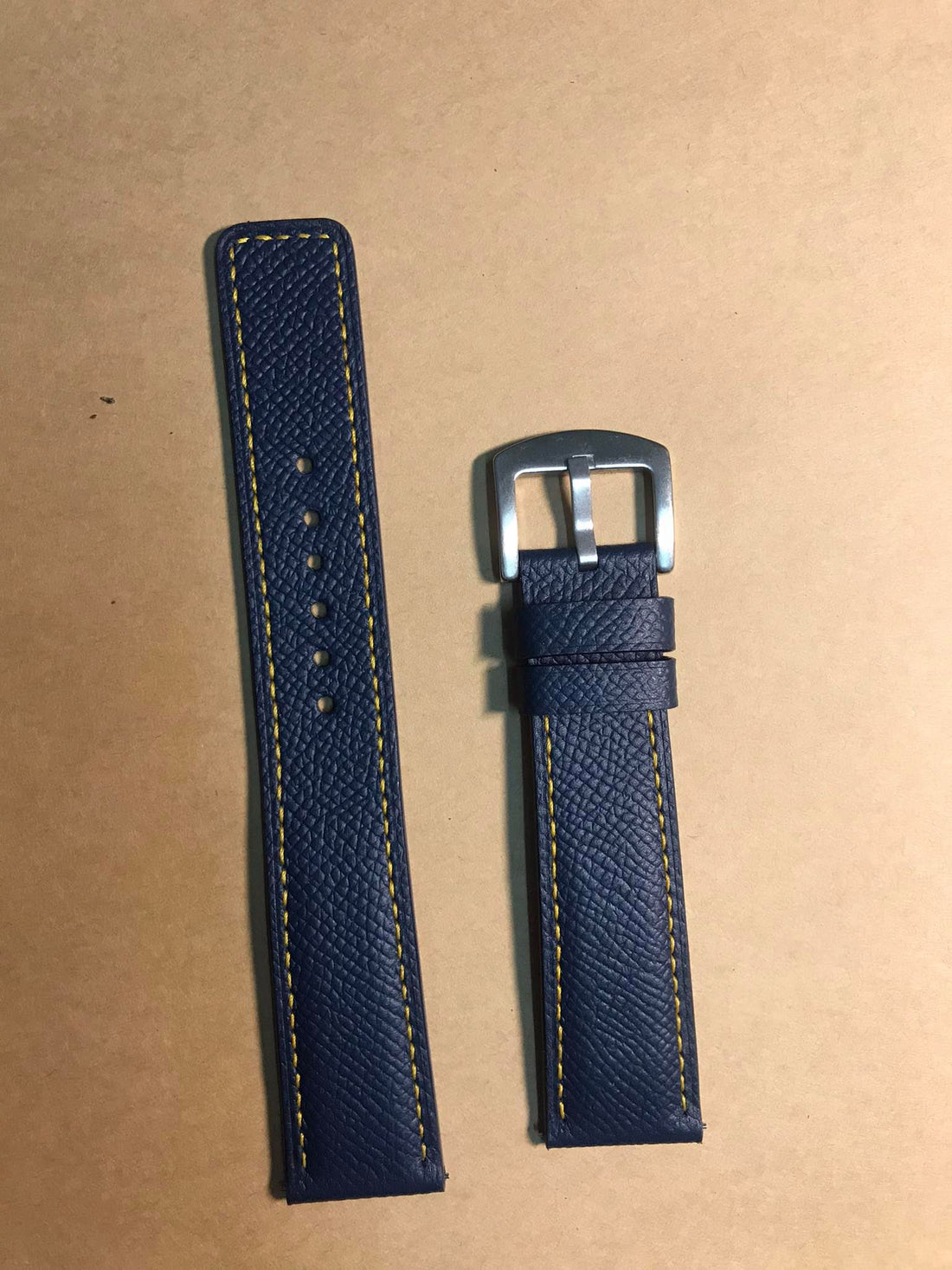 Epsom Leather Strap for Citizen AT8020-03L