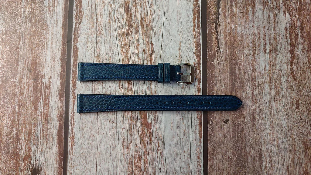 ドラーロレザー（ネイビー）- 1953 ロレックススピードキング｜1953 Rolex Speed King 16mm lug