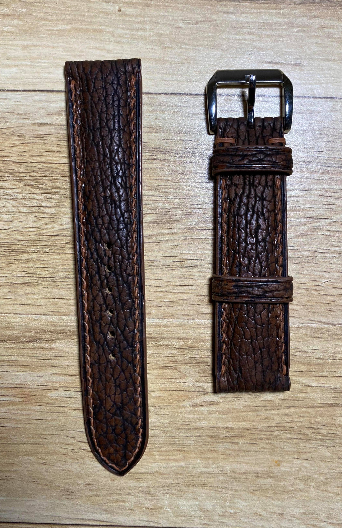 Shark Skin Leather for Seiko Sarx 045