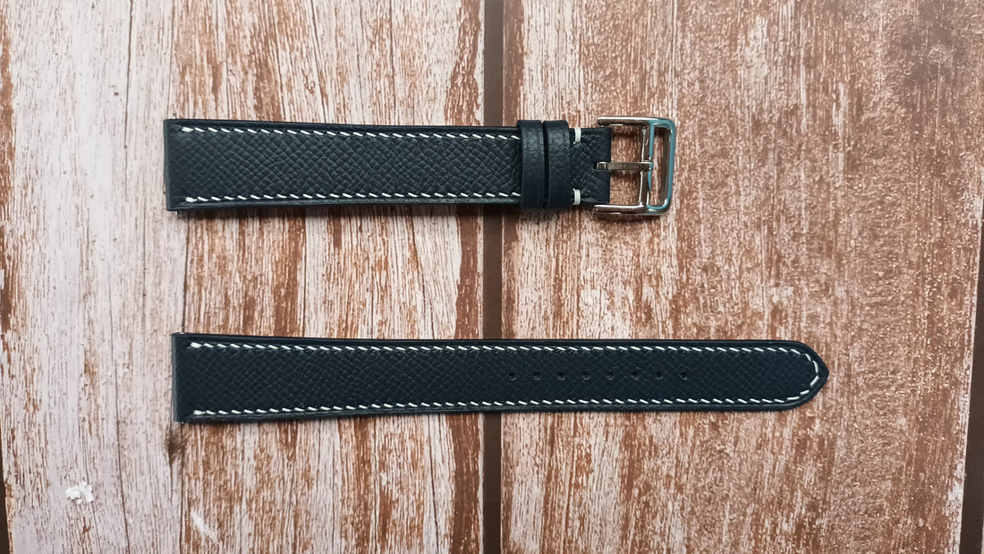 Navy Epsom Leather Strap For Tag Formula 1 Watch