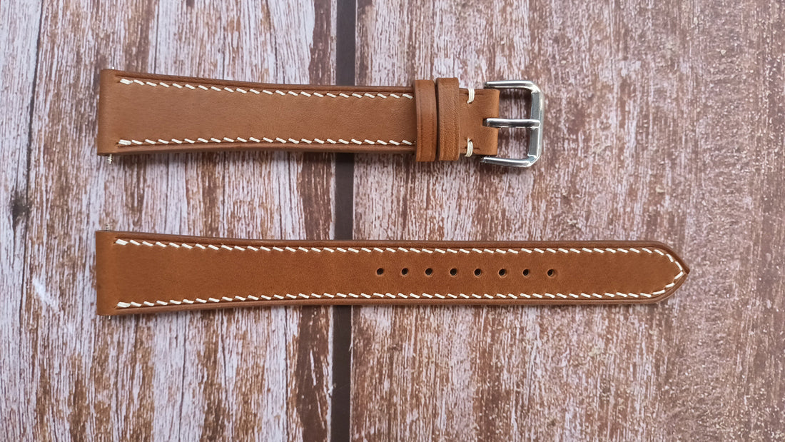 Brown Barenia Leather Strap For Breguet Tradition Watch