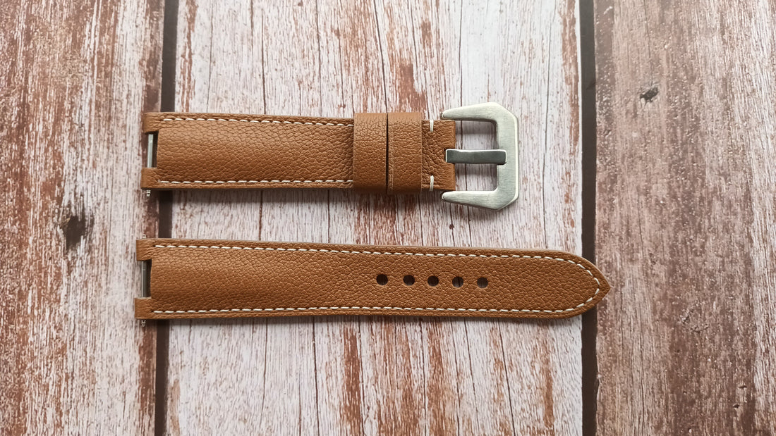 Brown Alran Leather - Custom Notched Straps