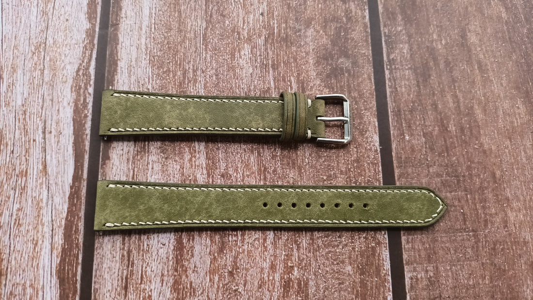 Savia Maya Leather Strap For Seagull 1963 Watch