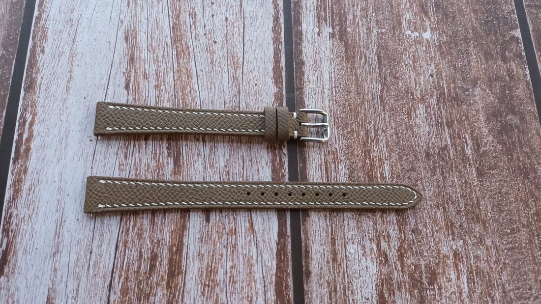 Brown Epsom Leather Strap For 1942 Raleigh Oyster (Rolex) Watch