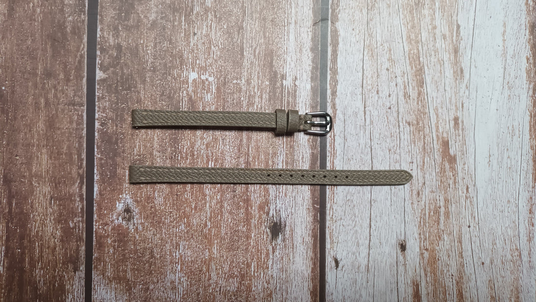 Taupe Epsom Leather Strap For Tissot Lovely Lady Watch