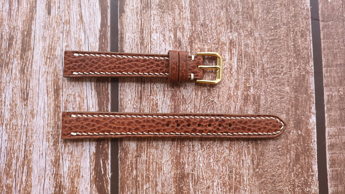 Whisky Dolaro Leather Strap Strap For Bulova Watch