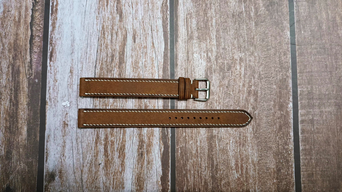 Whisky Maya Leather Strap For Citizen Watch