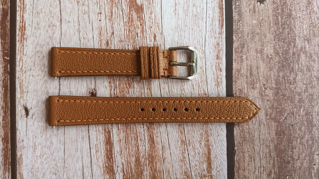 Brown Alran Goat Leather Strap