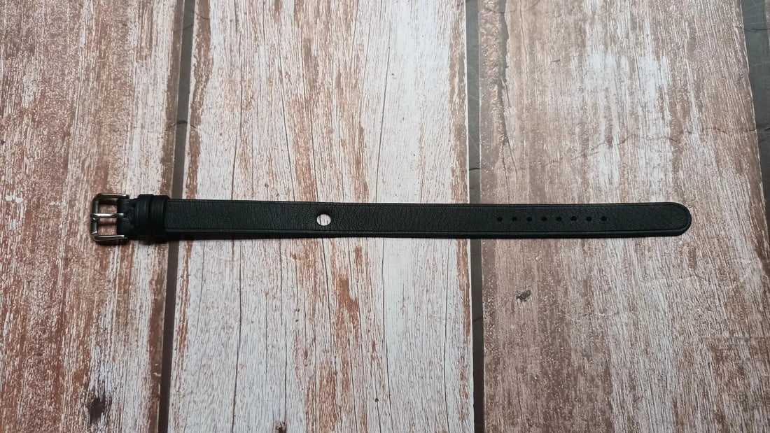 Black Swift Leather Strap