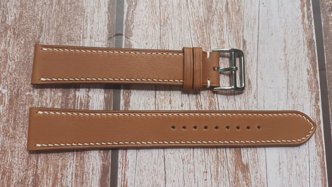 Brown Barenia Leather Strap