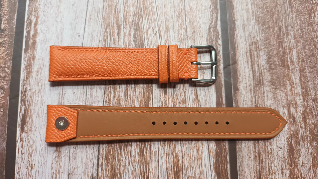 Custom Open Ended Strap For 1962 Lemania Mono Pusher Chronograph Watch