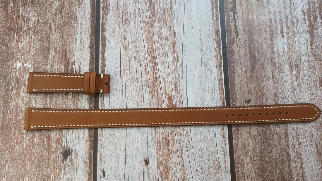 Double Tour Barenia Leather Strap